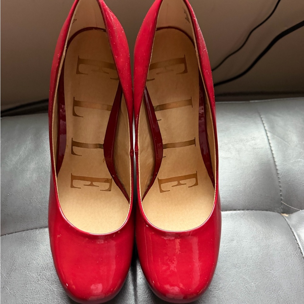 Elle Bold Red Heels